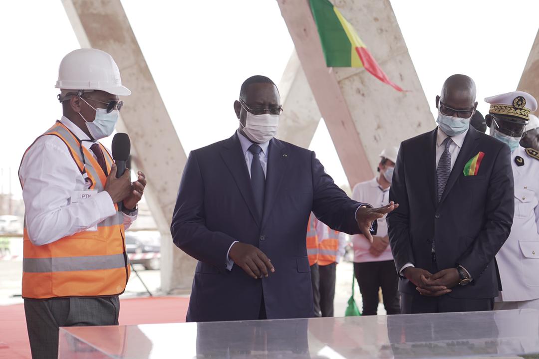 Macky Sall satisfait de l’état d’avancement des travaux du PTN